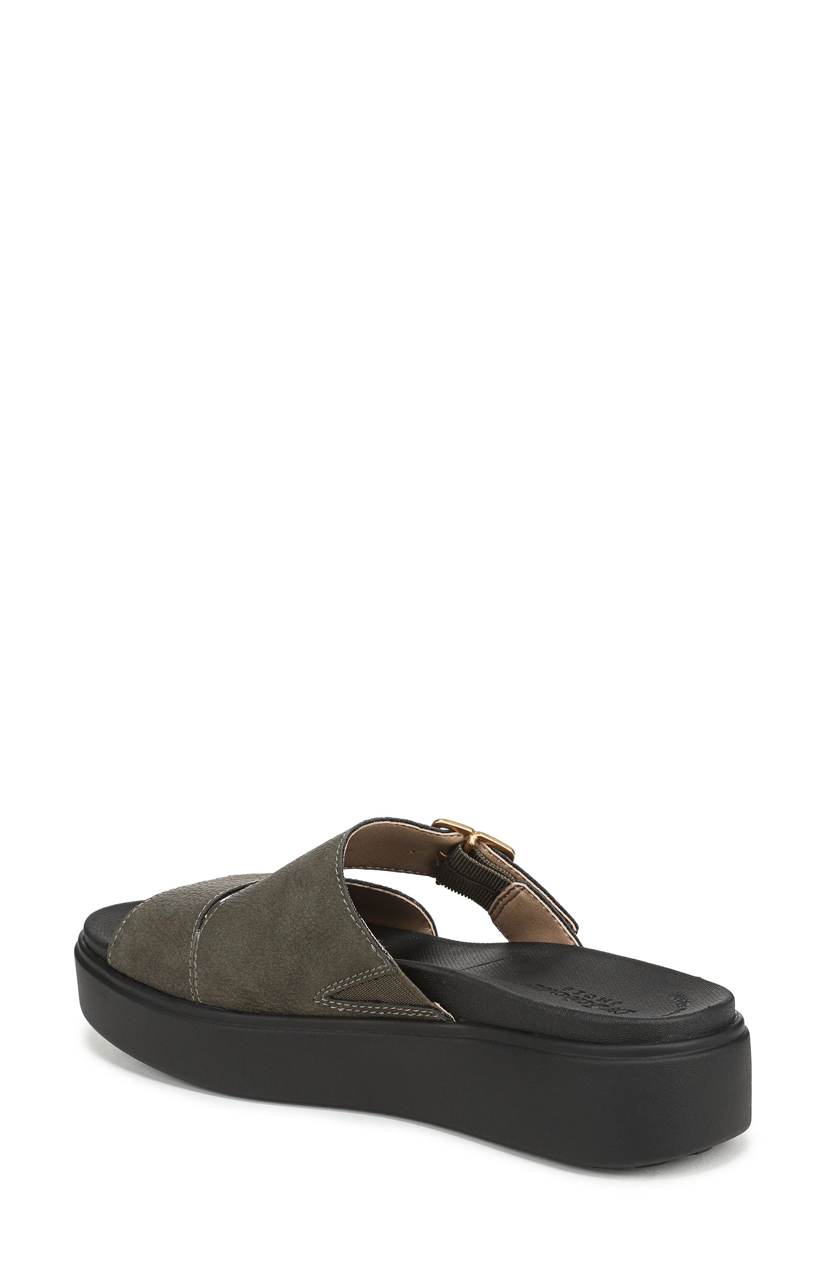 Madison Cloud Slide Sandal, Alternate, color, OLIVE