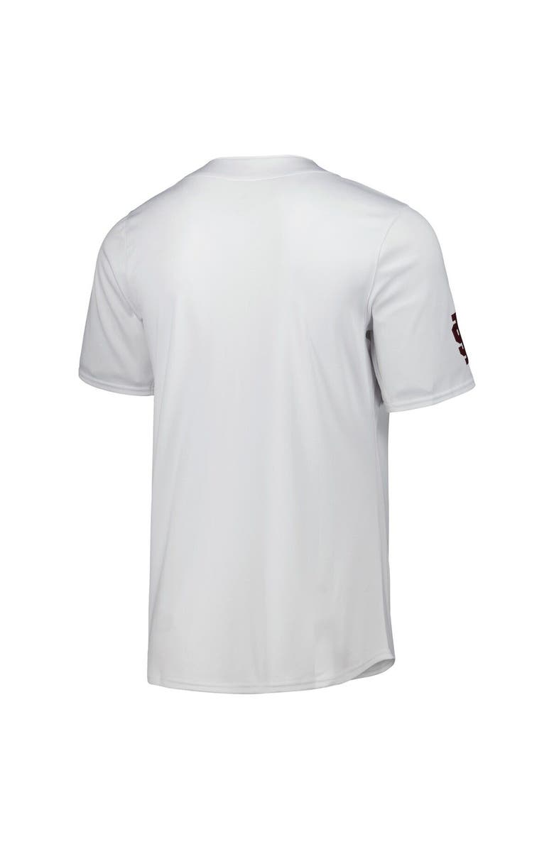 adidas Men's adidas White GA Tech Yellow Jackets Team Baseball Jersey, Alternate, color, White