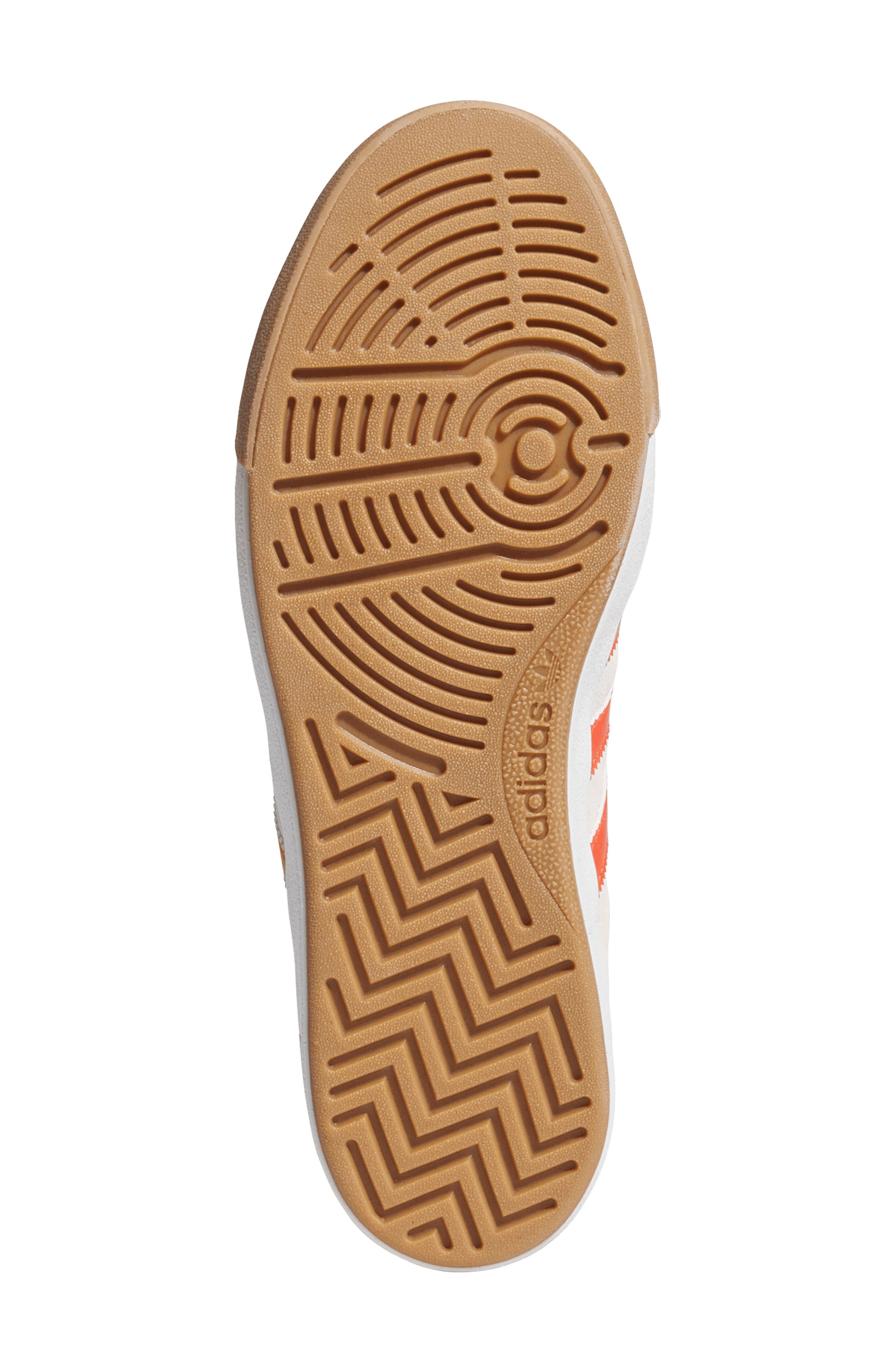 adidas Nora Sneaker, Alternate, color, Wonder White/ Orange