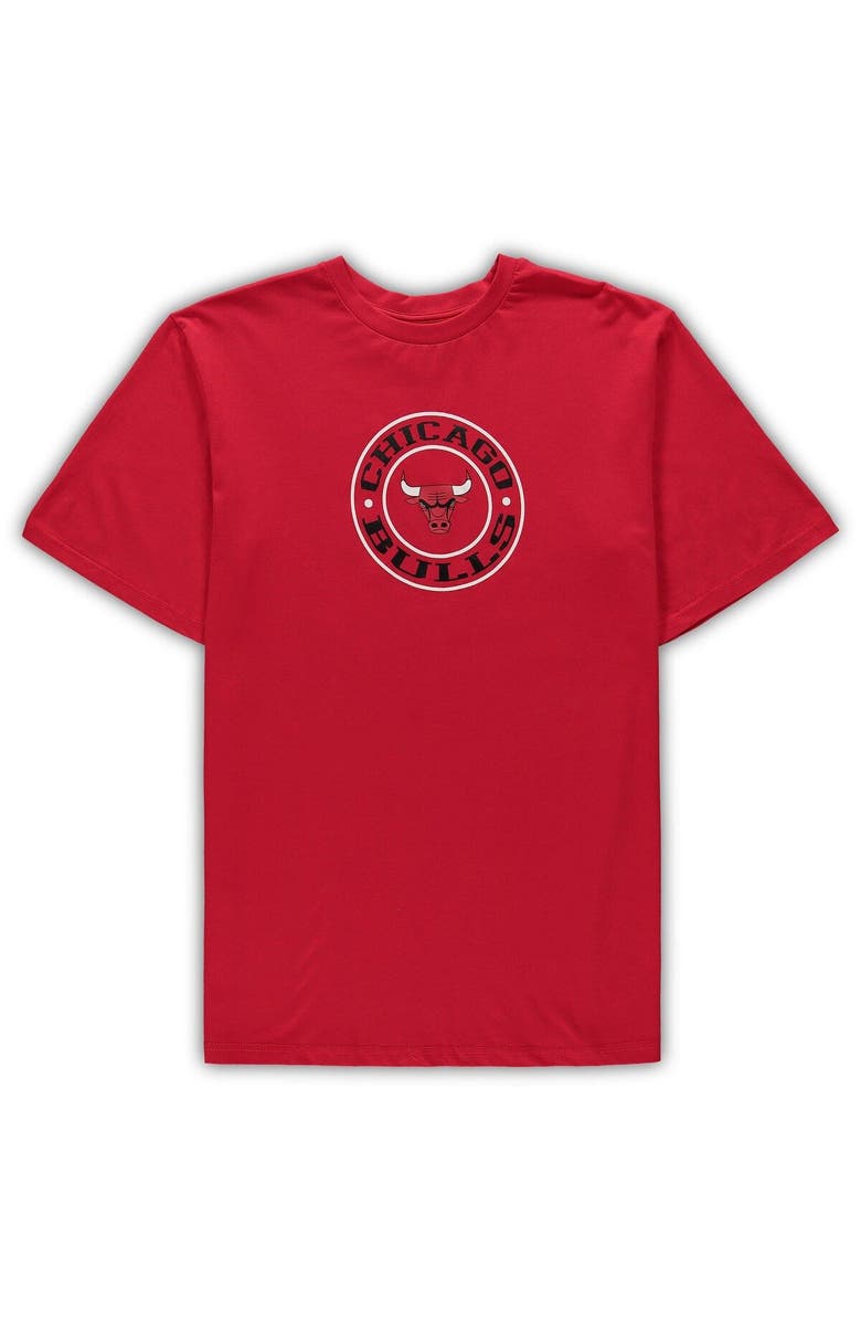 CONCEPTS SPORT Men's Concepts Sport Red/Black Chicago Bulls Big & Tall T-Shirt & Shorts Sleep Set, Alternate, color, Red