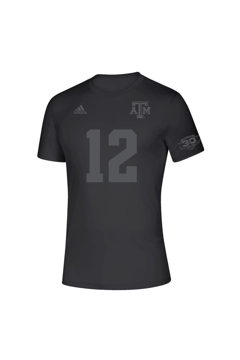 Unisex adidas Black Texas A&M Aggies Soccer 30th Anniversary T-Shirt, Alternate, color, Black