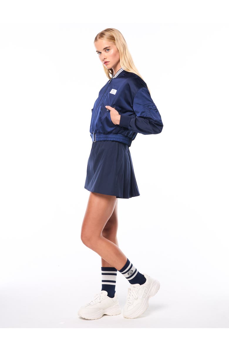 Sergio Tacchini Women's Piano Bomber Jacket, Alternate, color, Maritime Blue