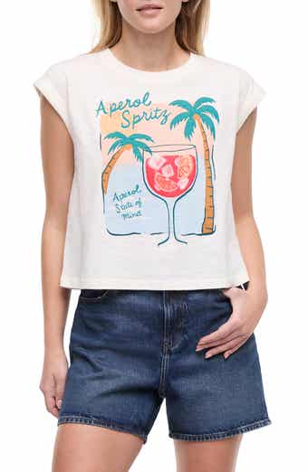 Wildfox Nova Aperol State Graphic T-Shirt