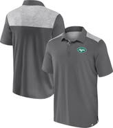 FANATICS Men's Fanatics Gray New York Jets Long Shot Polo