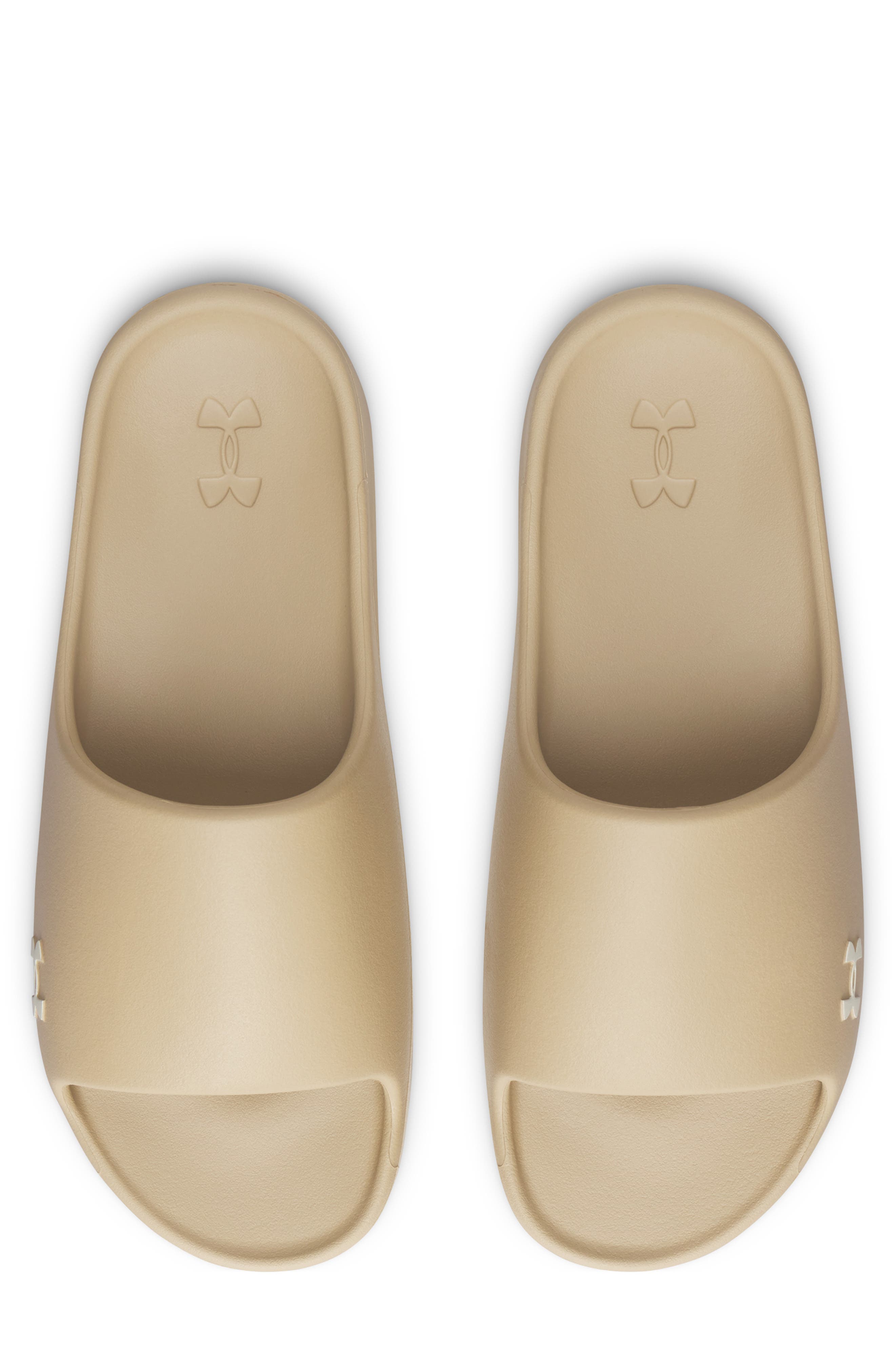 UA Charged+ Slide Sandal, Alternate, color, FIELD KHAKI / FIELD KHAKI