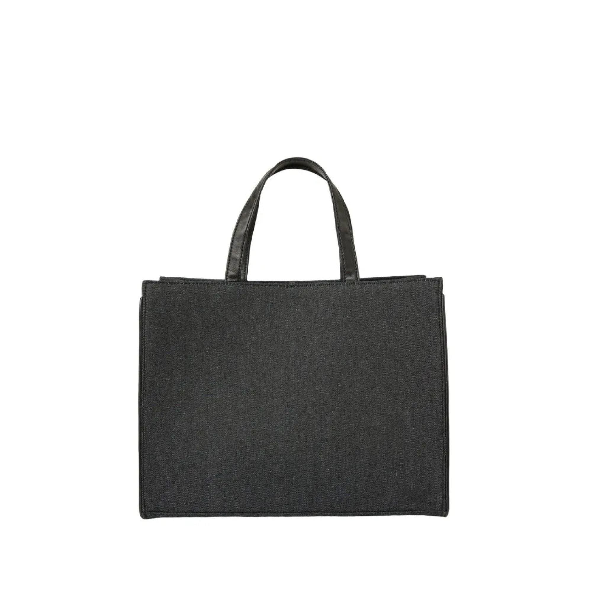 The Bernard Denim Tote, Alternate, color, Black