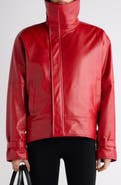 Balenciaga Big Collar Leather Jacket
