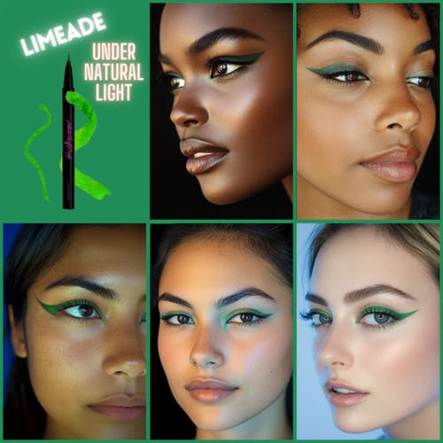 Ashunta Sheriff Beauty Uv Vegan Precision Gel Liner Pen In Limeade