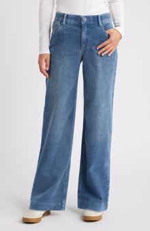 Sam High Waist Wide Leg Corduroy Pants