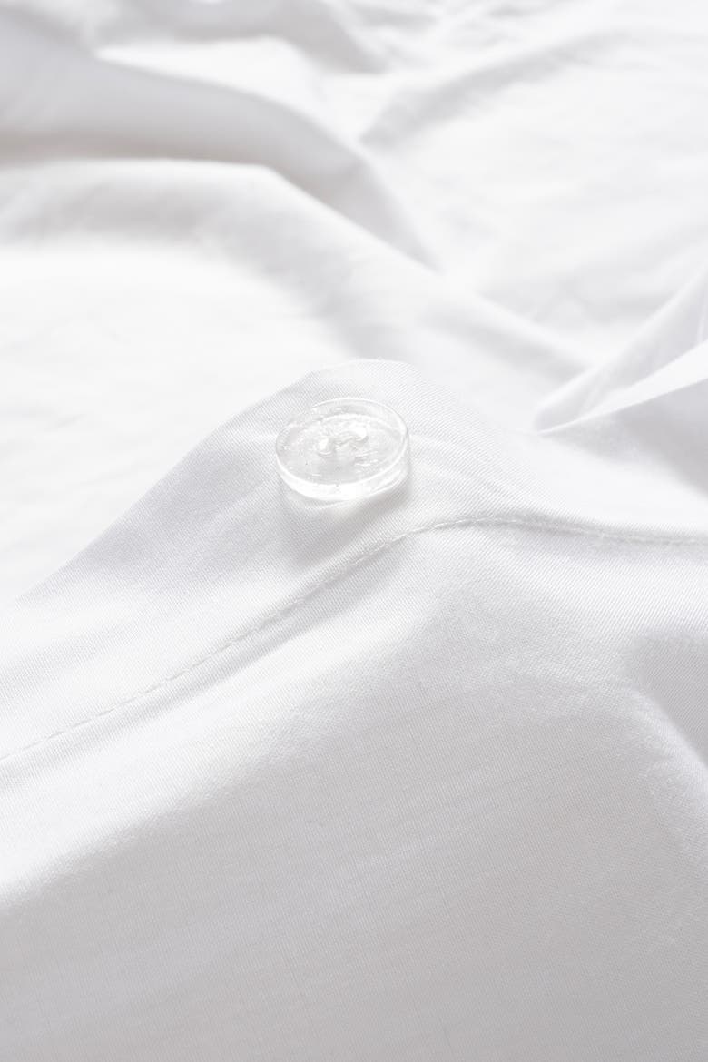Brito Cotton Percale Crisp King Duvet Cover Set, Alternate, color, White