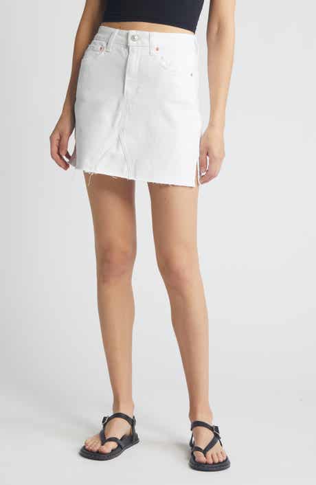 PAIGE Jessie Denim Miniskirt