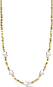 CHLOE AND MADISON Heart Station Necklace