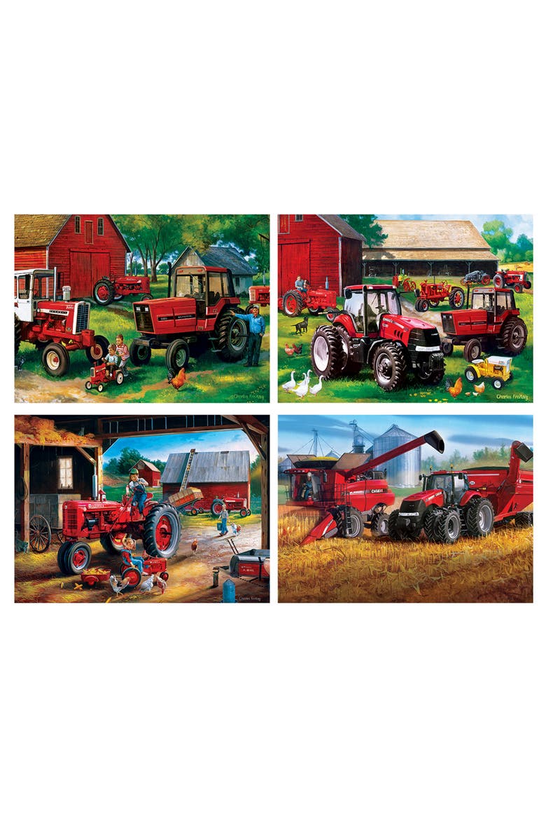 Farmall 4-Pack 500pc Puzzles, Alternate, color, Multicolor