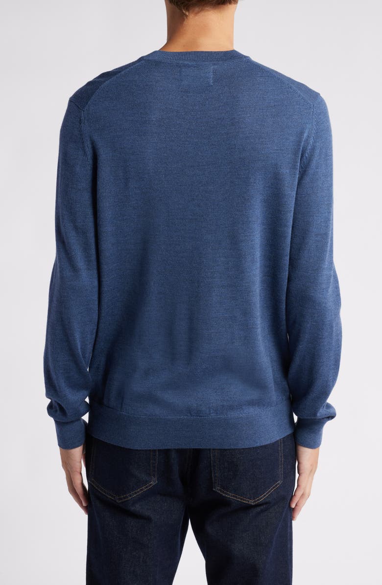 NN07 Ted 6605 Wool Sweater, Alternate, color, Bering Sea