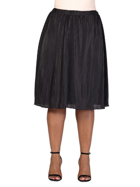 Elastic Waistband Party Midi Skirt