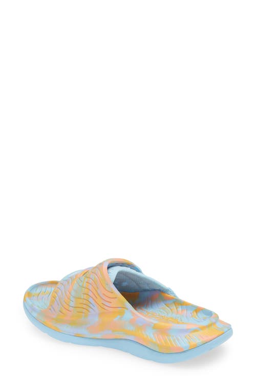 Hoka Gender Inclusive Ora Luxe Slide Sandal In Summer Song/amber Yellow