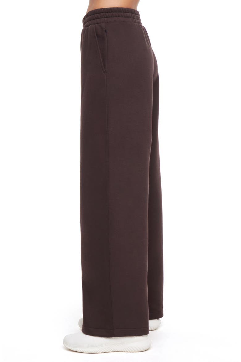 Wren Wide Leg Sweatpants, Alternate, color, BLACK COFFEE