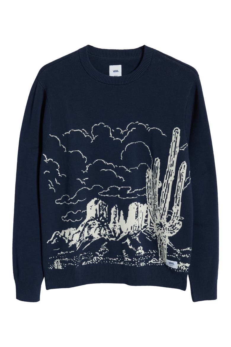 Anaheim Scenic Sweater, Alternate, color, DRESS BLUES