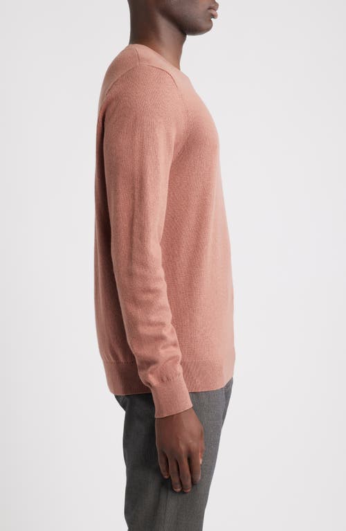 Nordstrom Crewneck Cotton & Cashmere Sweater In Pink
