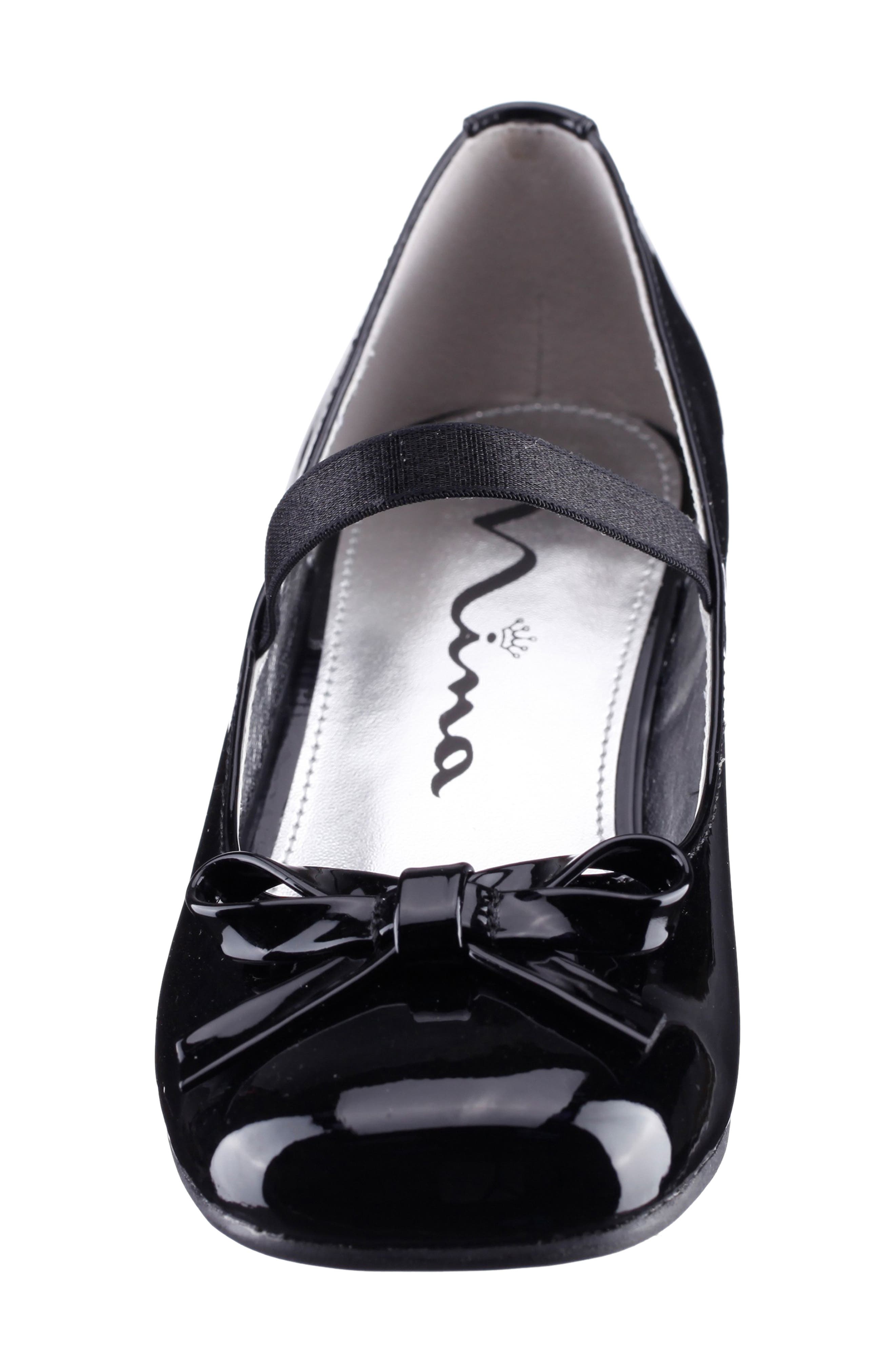 Nina Kids' Bryonna Mary Jane Pump, Alternate, color, Black Patent