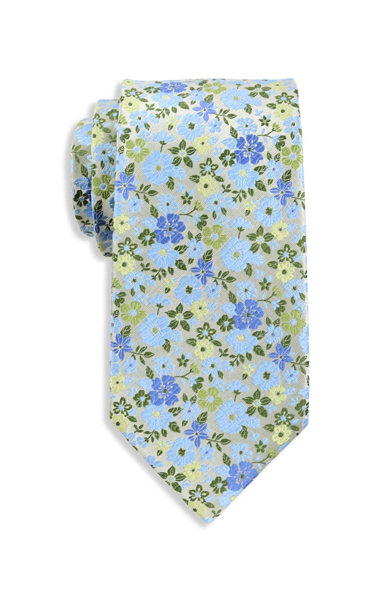 Synrgy by DXL Big & Tall Floral Tie, Main, color, 