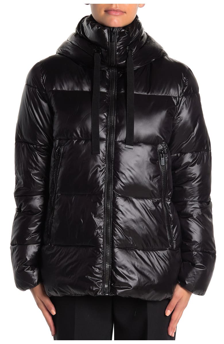 Rachel Roy Hooded Zip Puffer Jacket, Alternate, color,