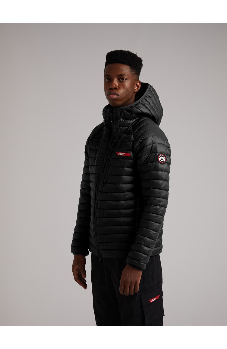 JACK1T Satell1Te Long Sleeve Hooded Jacket, Alternate, color, Black