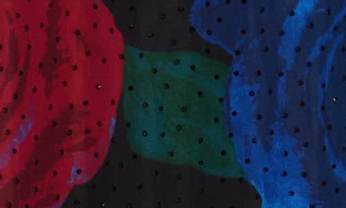 Afrm Los Angeles Marni Rhinestone Long Sleeve Mesh Midi Dress In Black