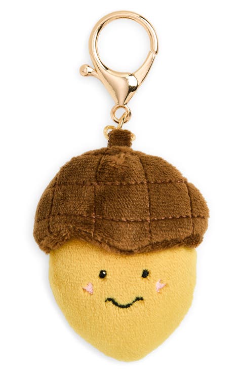 Stuffed Acorn Bag Charm