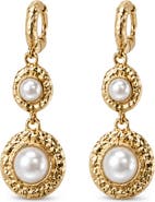 SAACHI Faux Pearl Drop Earrings