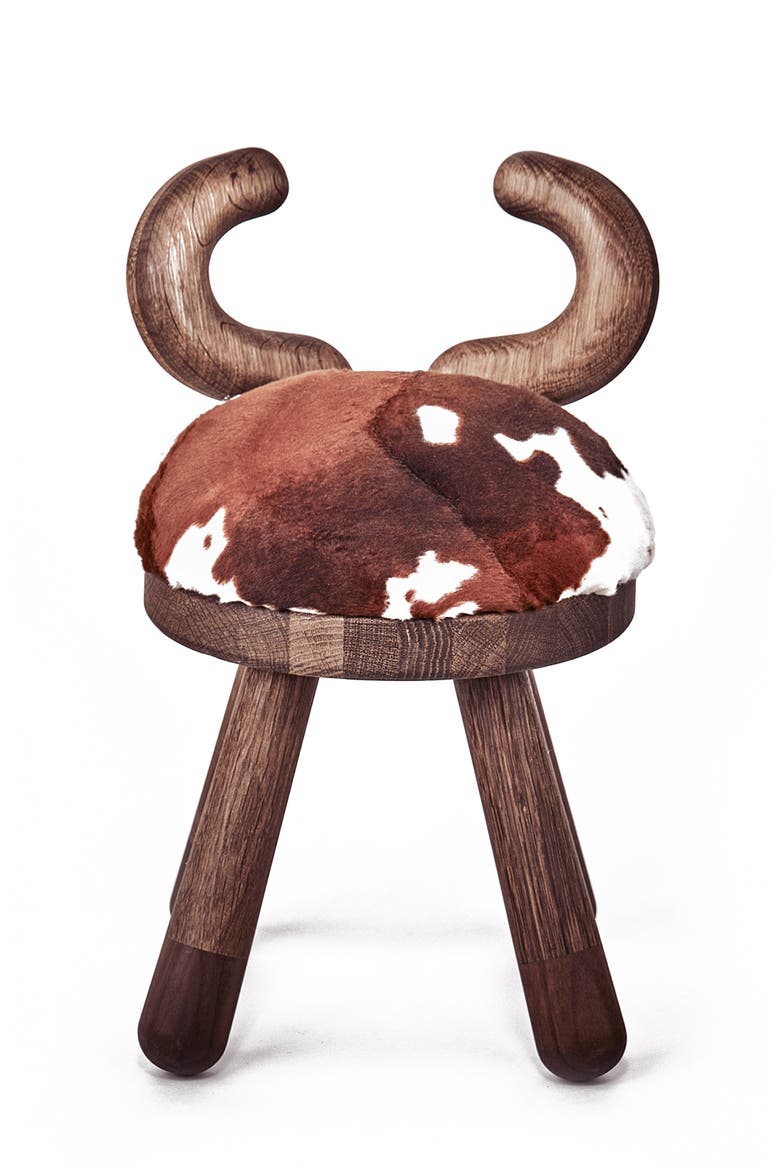 Kids' Cow Chair, Alternate, color, MULTI COLORED