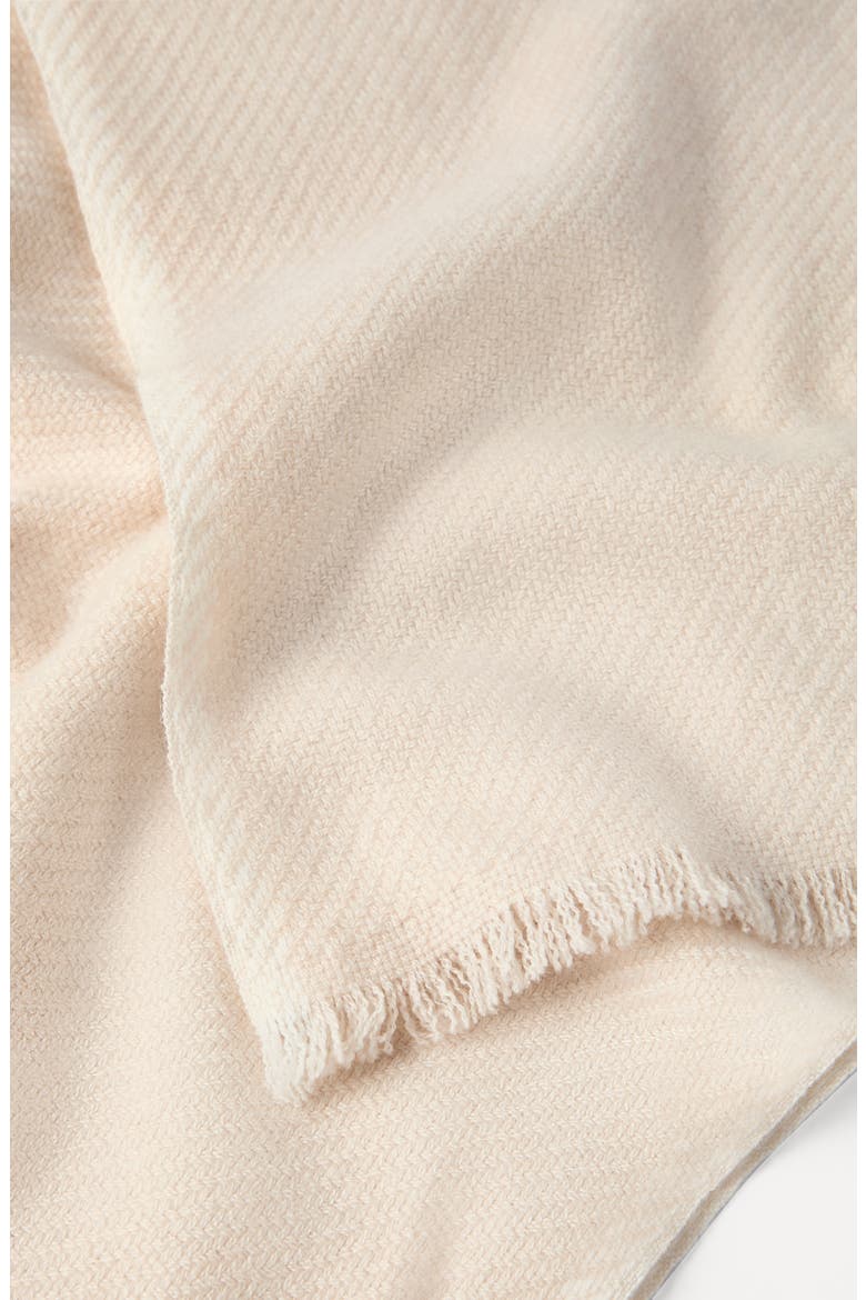 Cashmere diagonal scarf, Alternate, color, Sand