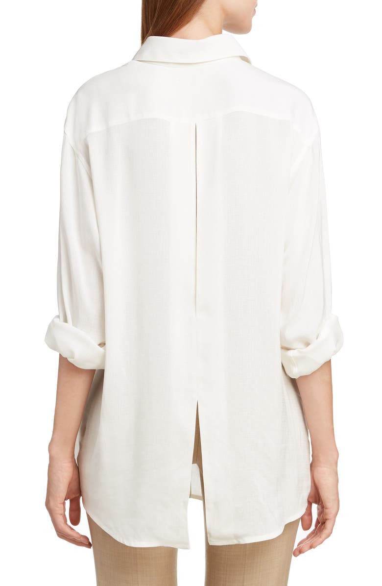 Victoria Beckham Slash Back Blouse, Alternate, color,