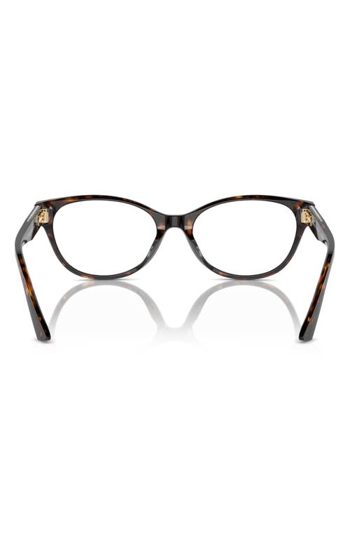 Jimmy Choo 54mm Oval Optical Glasses In Brown