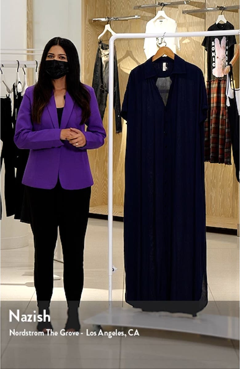 Button-Down Maxi Cover-Up Dress, sales video thumbnail