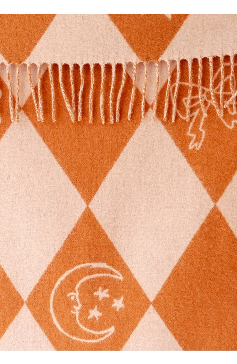 TBCo Lambswool Jacquard Baby Blanket, Alternate, color, Harlequin Jacquard