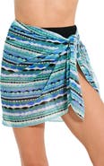 Profile by Gottex Mesh Sarong Wrap Skirt