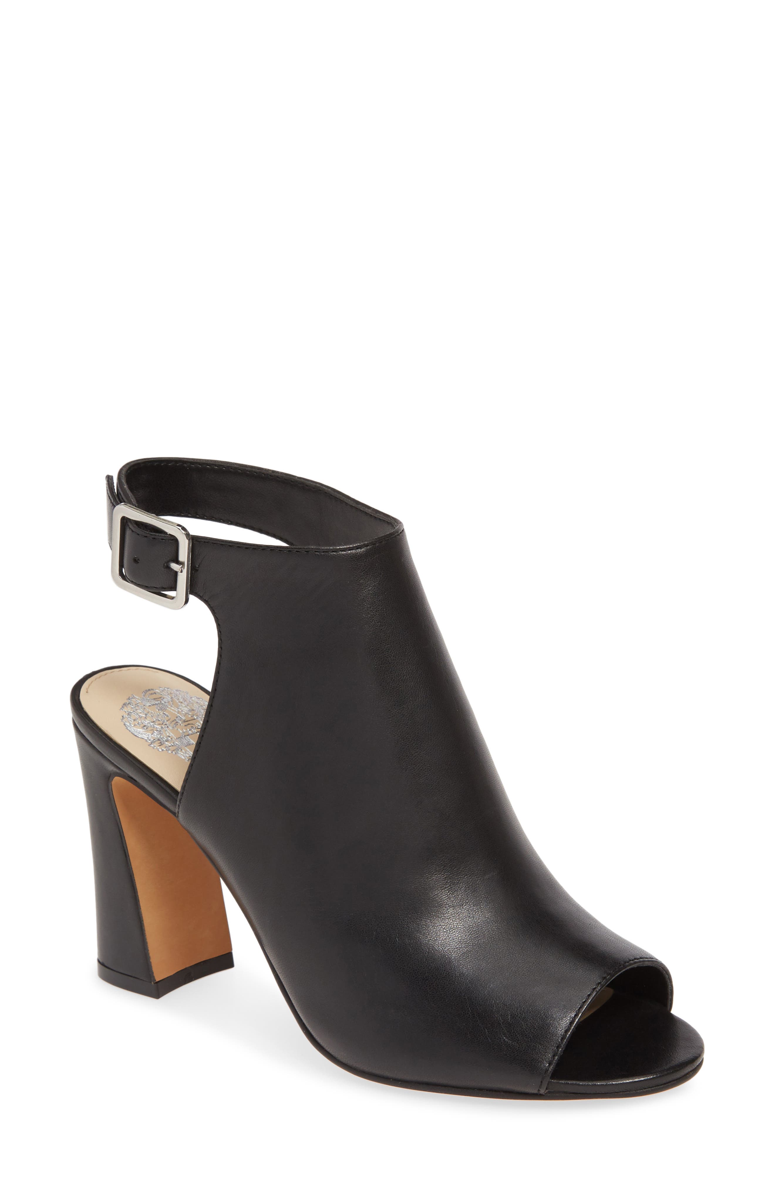 Cellia Sandal, Main, color, BLACK LEATHER