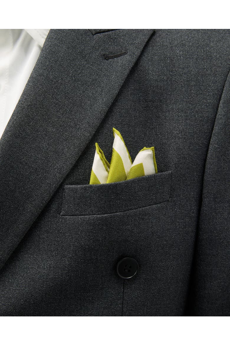 Sophistique Silk Pocket Square, Alternate, color, Mustard