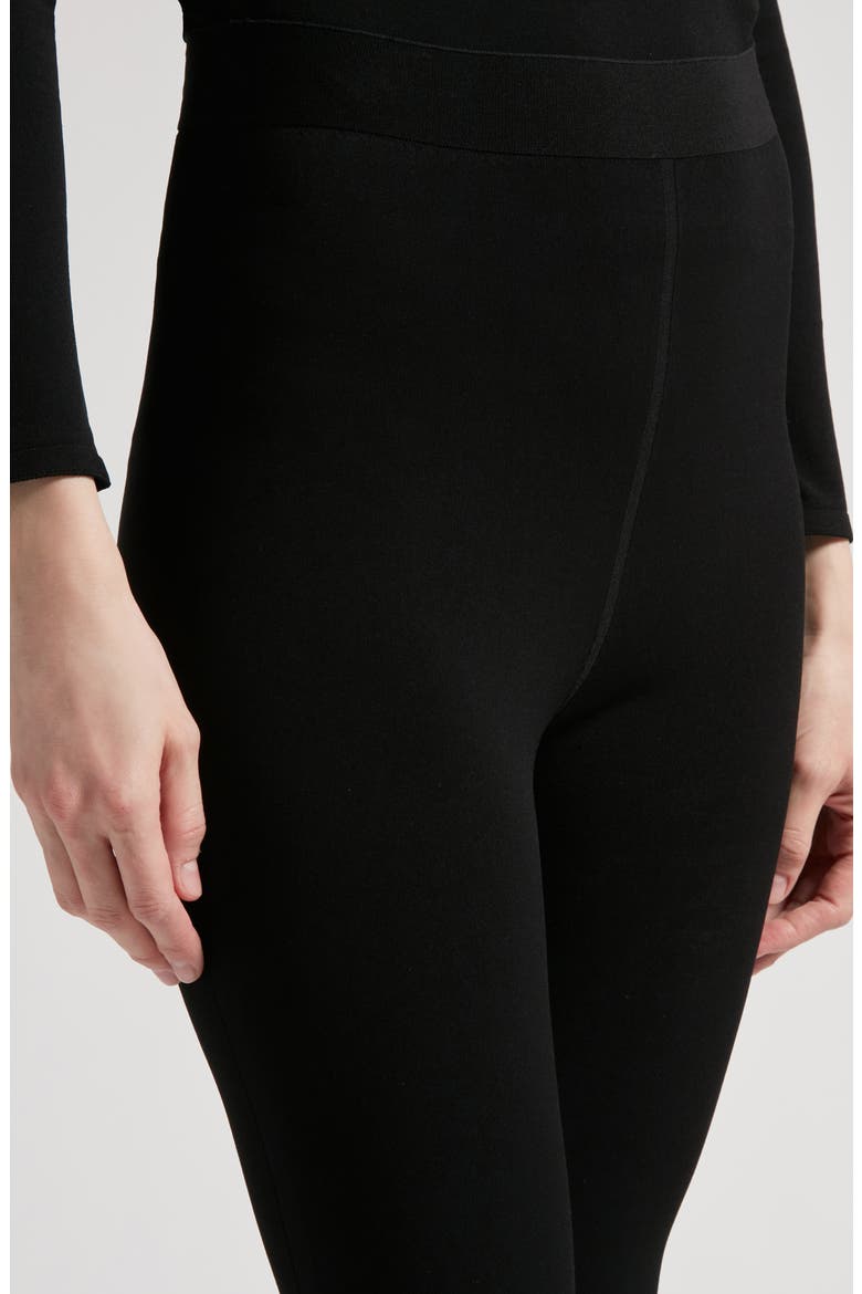 Clizia Leggings, Alternate, color, BLACK