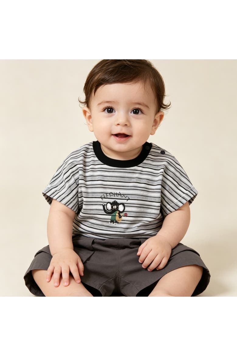 Elephant Pocket Set, Alternate, color, Grey