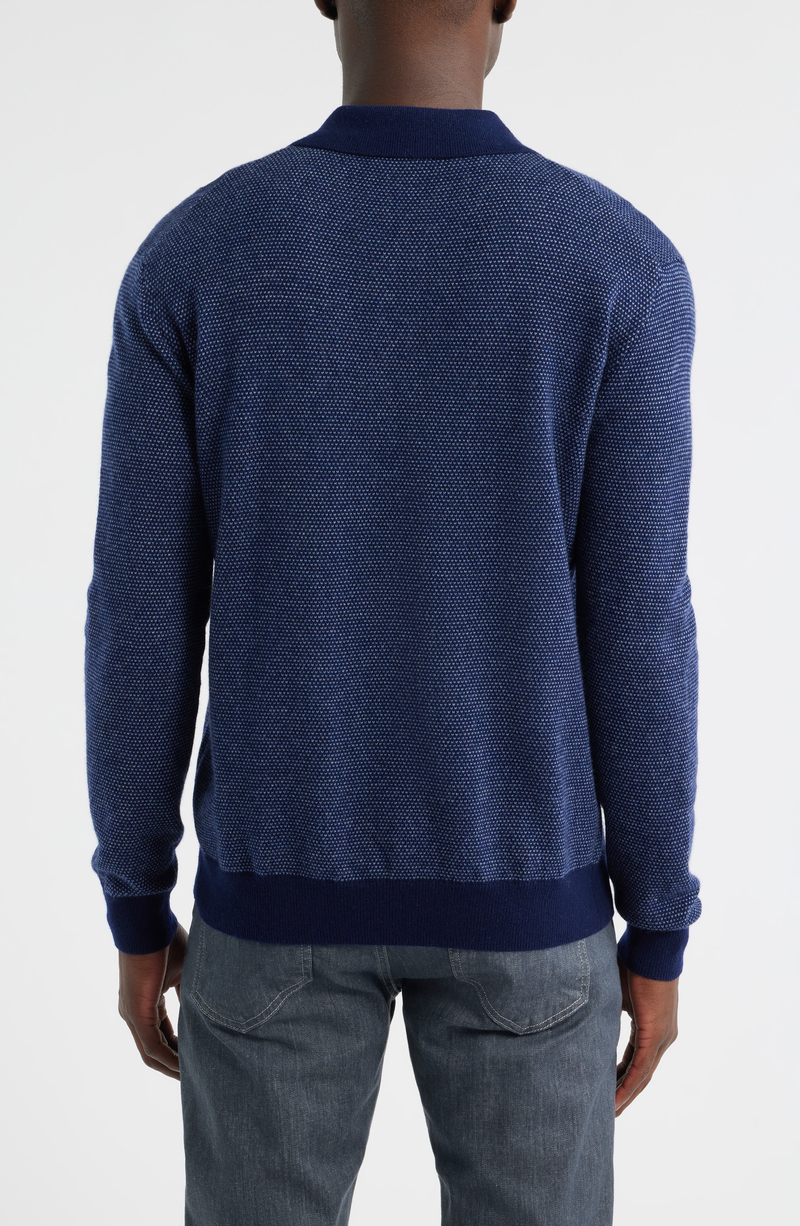 Anders Wool Blend Polo Sweater - image 2