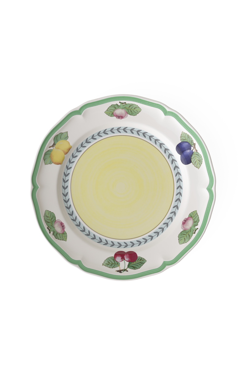 Villeroy & Boch French Garden Fleurence Dinner Plate, Main, color, White