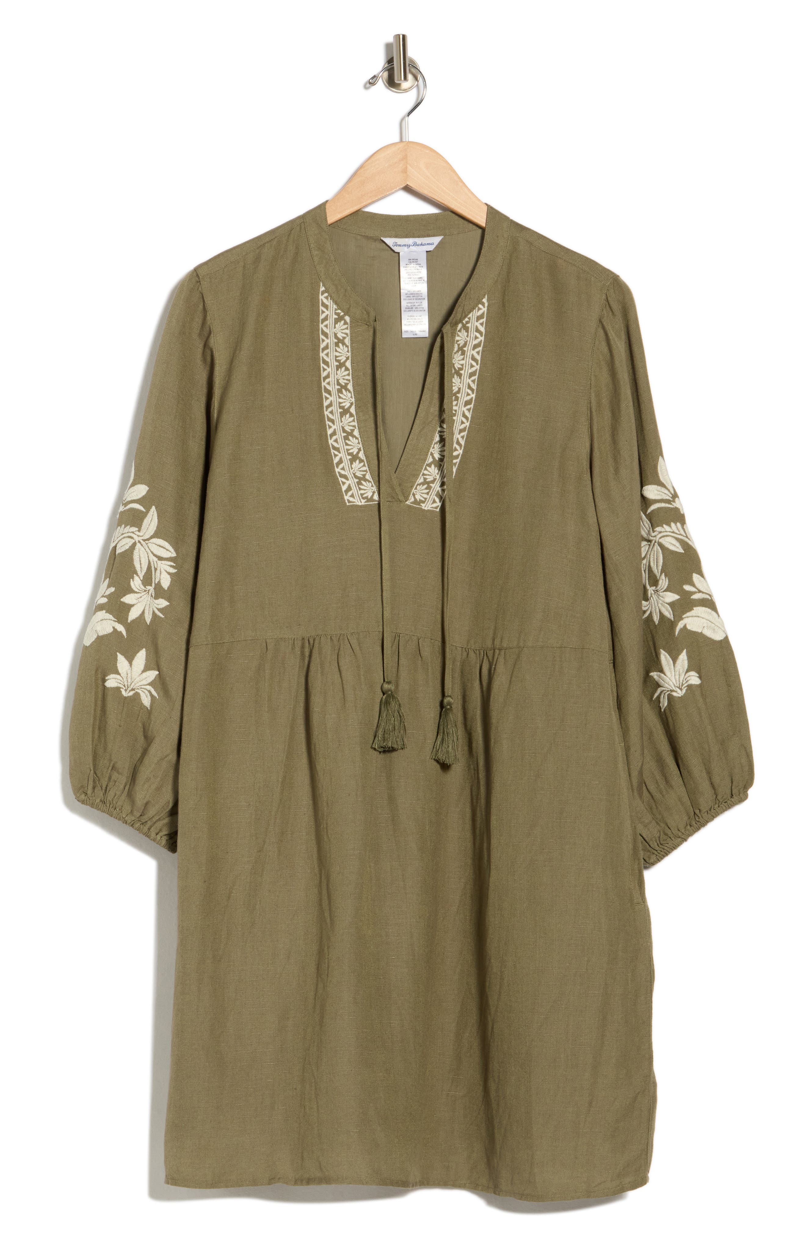 St. Lucia Floral Embroidered Dress