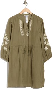 Tommy Bahama St. Lucia Floral Embroidered Dress