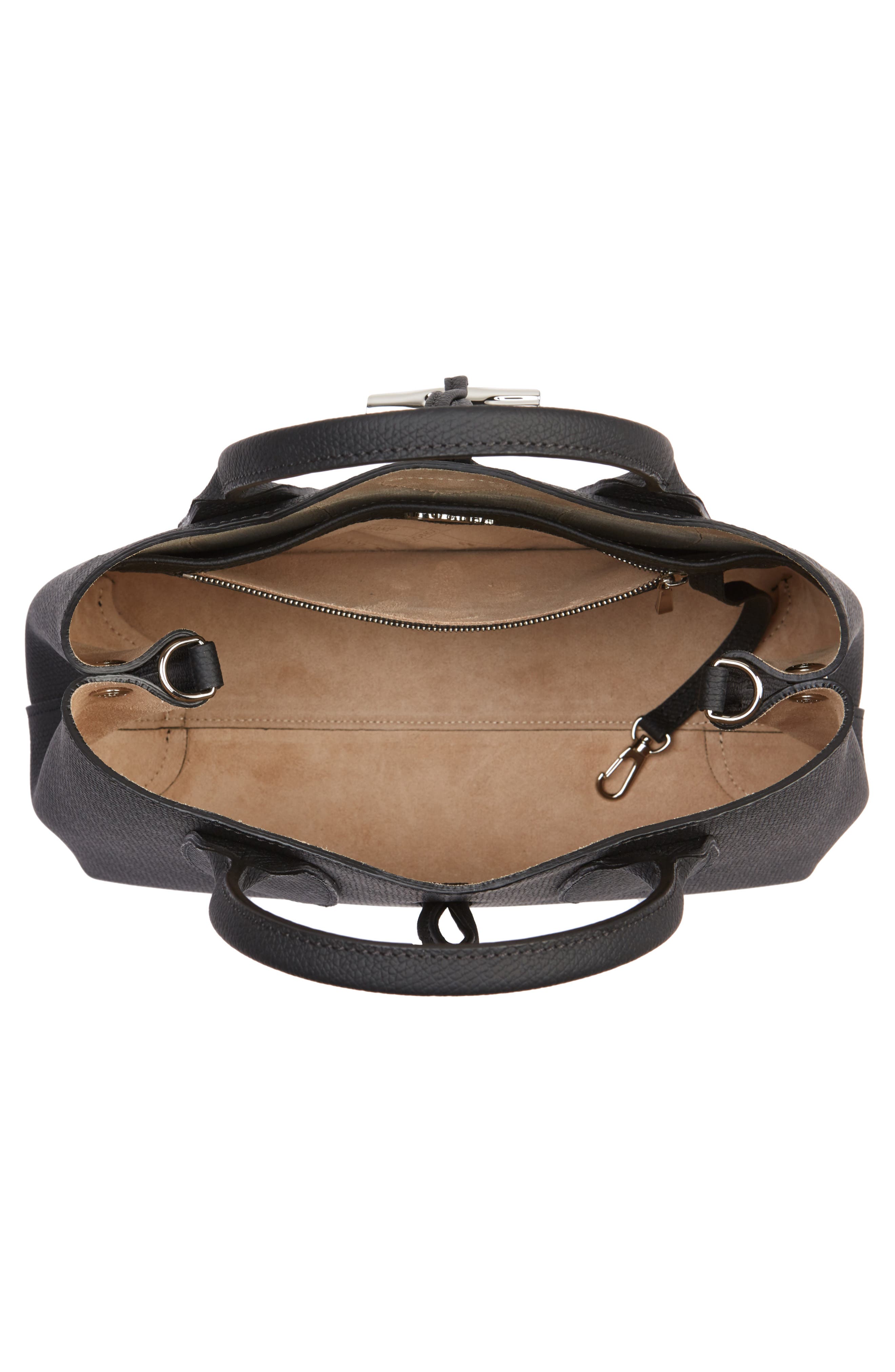 Longchamp Medium Roseau Leather Tote, Alternate, color, 