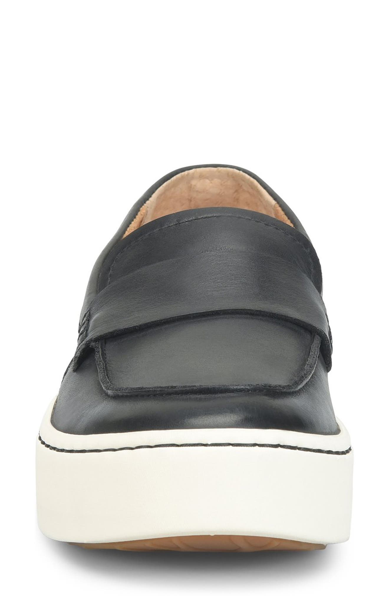 Børn Marlie Slip-On Sneaker, Alternate, color, Black Leather