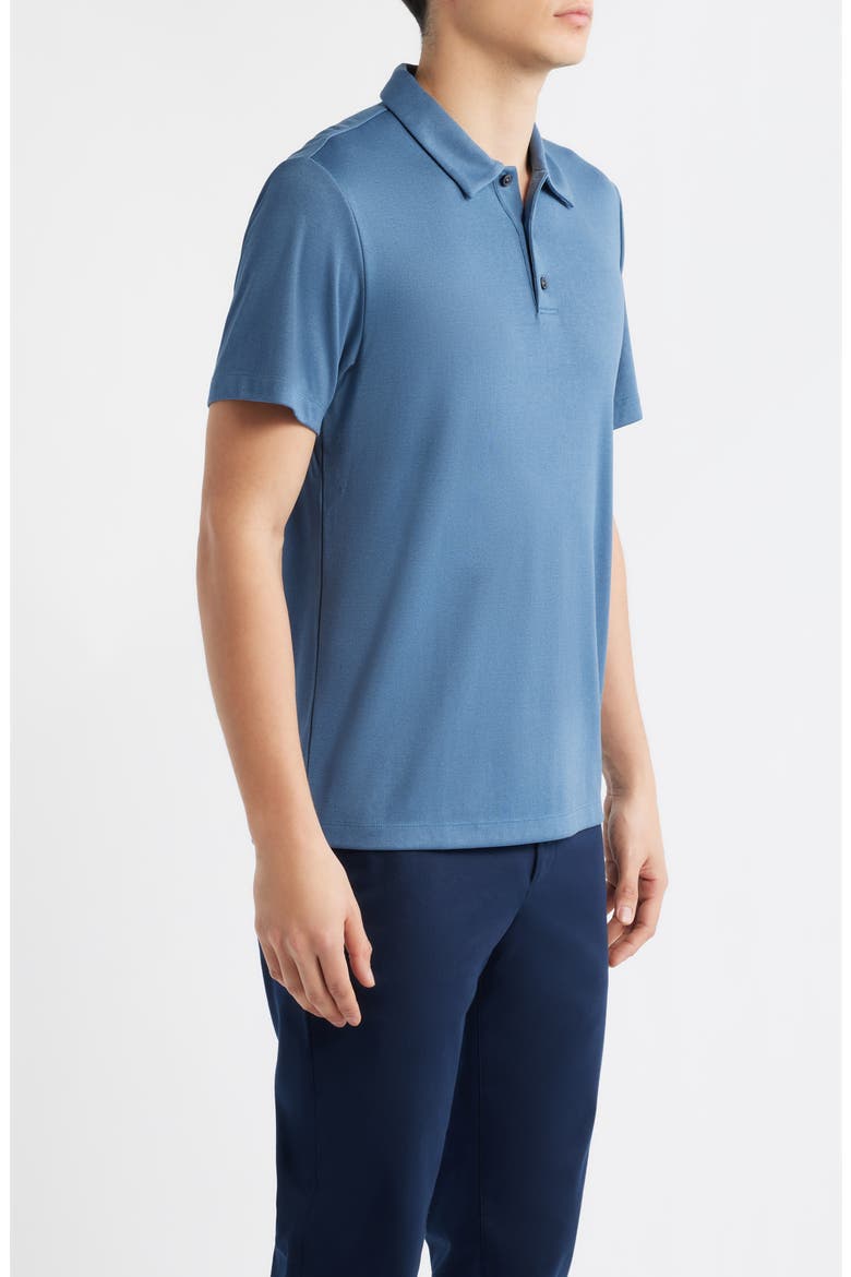 Bron Anemone Modal Blend Jersey Polo, Alternate, color, BERING
