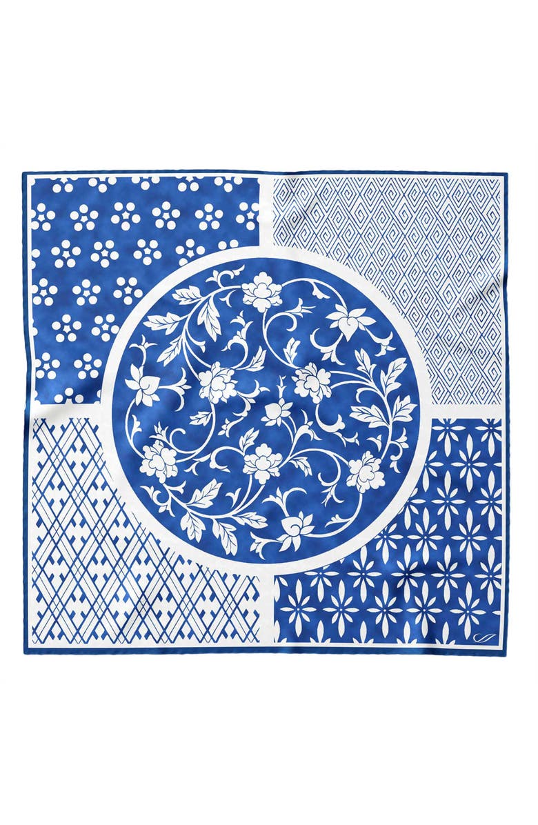 Elizabetta Nadia - Silk Bandana, Main, color, Blue