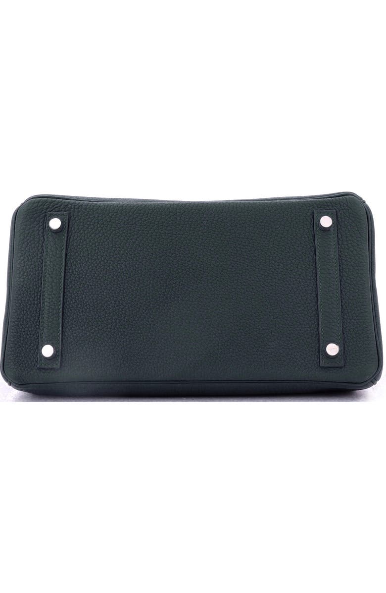 Pre-Owned Hermes Birkin Handbag Green Togo with Palladium Hardware 30, Alternate, color,